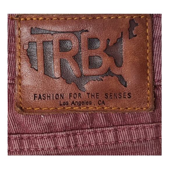 True Religion Skinny Corduroy Mid Rise Distressed Pants Women's 31 - Picture 6 of 11